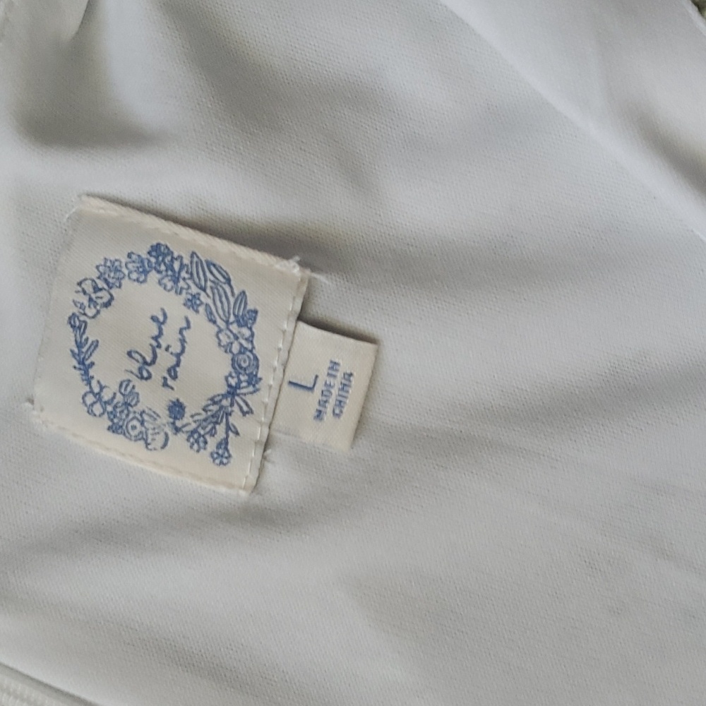 NWOT Blue rain floral romper - Picture 4 of 7